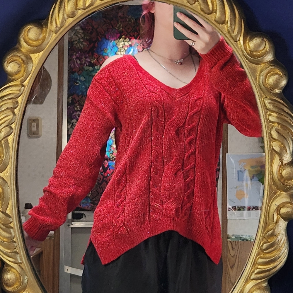 RED FAIRY SWEATER💋